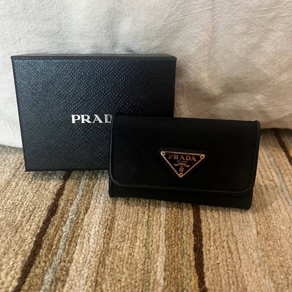 Prada Nylon 6 Ring Keyholder
